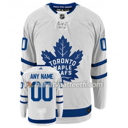 Miesten NHL Toronto Maple Leafs Pelipaita Blank Custom Adidas Valkoinen Authentic